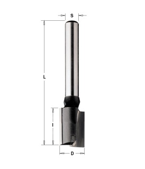 Пазовая фреза с врезным зубом D=8,0 I=20,0 S=8,0 L=55,0 CMT 174.080.11