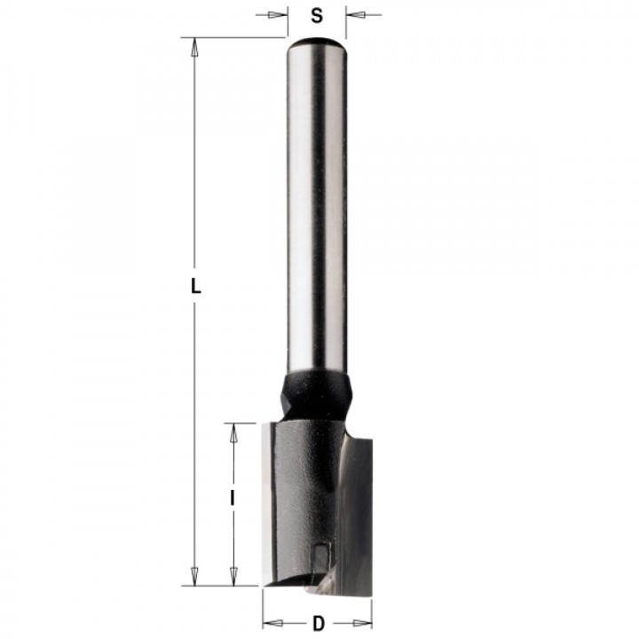 Пазовая фреза с врезным зубом 10,0 I=40,0 S=8,0 L=90,0 CMT 174.101.11