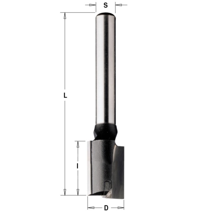 Пазовая фреза с врезным зубом D=18,0 I=40,0 S=8,0 L=80,0 CMT 174.182.11