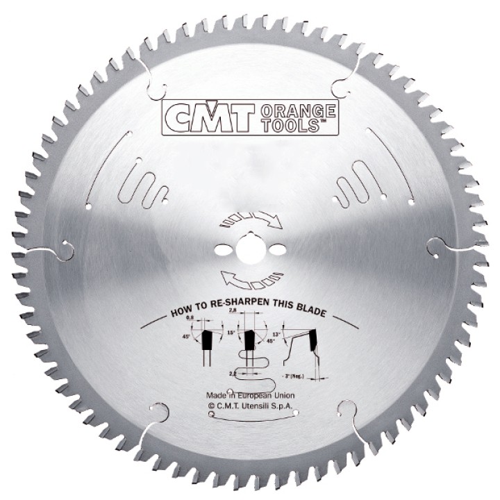 Пильный диск по ПВХ и оргстеклу 300x30x2,8/2,2 -3° MATB Z=96 CMT 222.096.12M