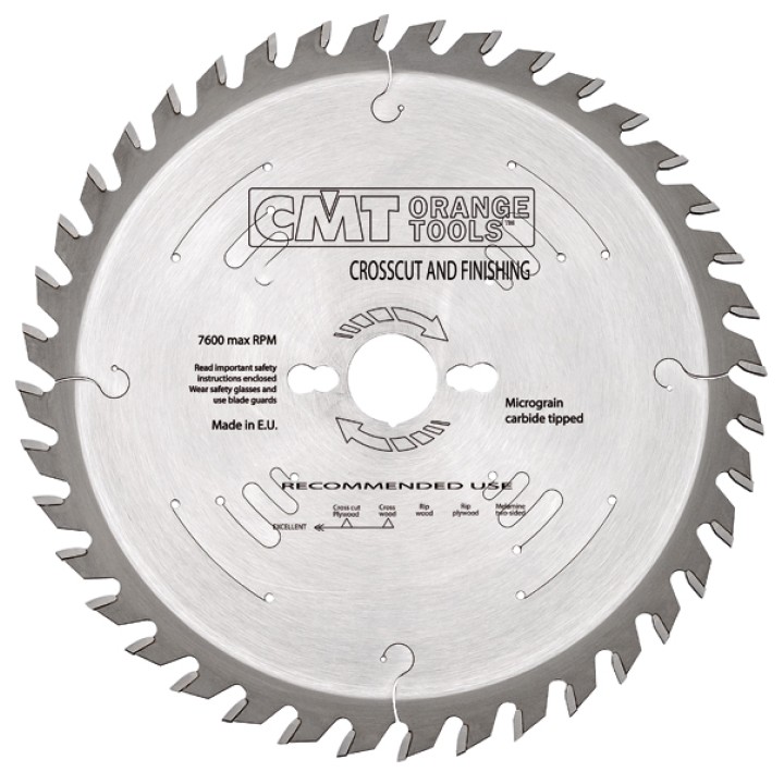 Пильный диск универсальный 250x30x3,2/2,2 15° 10° ATB Z=40 CMT 285.040.10M