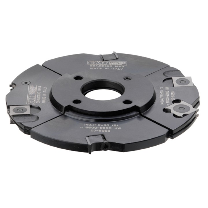 Регулируемая пазовая фреза F=30 D=140x4-15 CMT 694.001.30