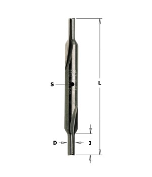 Пазовая фреза для уплотнителя D=3,0 I=8,0 S=6,0 L=70,0 CMT 711.031.11