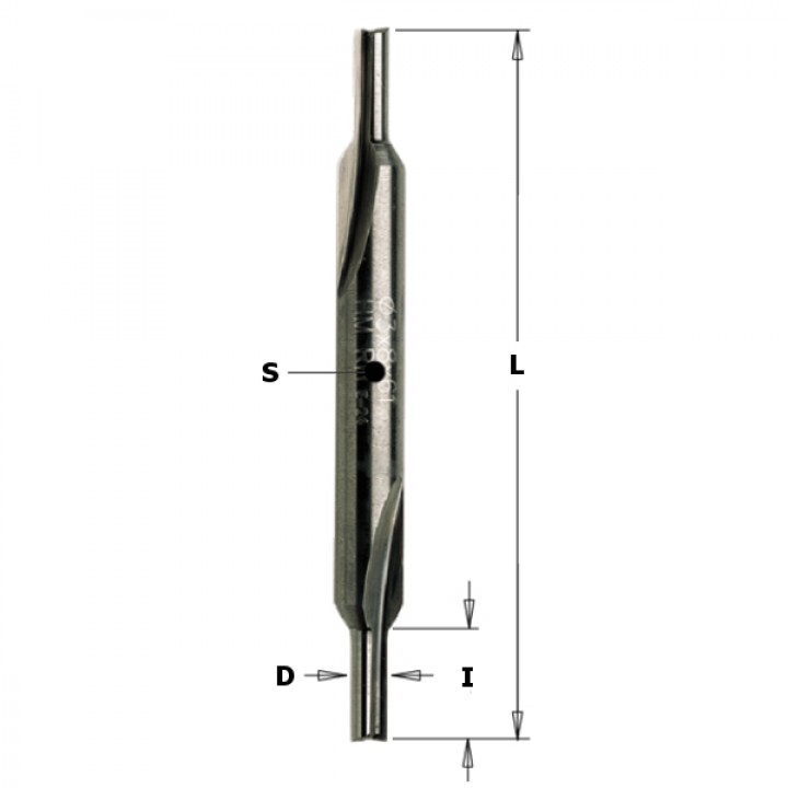 Пазовая фреза для уплотнителя D=3,0 I=8,0 S=6,0 L=70,0 CMT 711.031.11