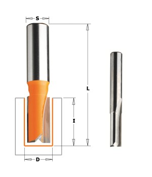 Пазовая фреза короткая D=14,0 I=20,0 S=6,0 L=50,0 CMT 711.140.11