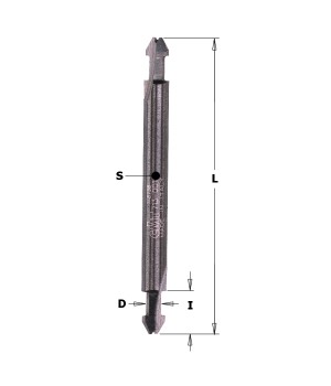 Пазовая фреза для уплотнителя D=3,5 I=8,0 S=6,0 L=70,0 CMT 713.001.11