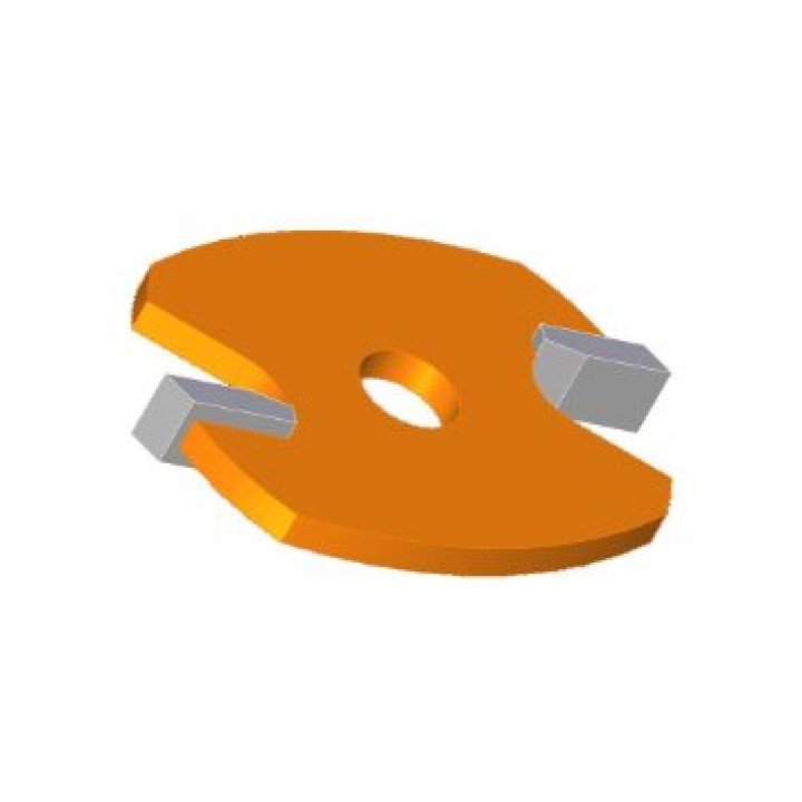 Сменный режущий пазовый диск Z2 F=8 D=34,7x14,2 CMT 822.004.11