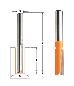 Пазовая фреза длинная D=14,0 I=31,7 S=12,0 L=70,0 CMT 912.640.11