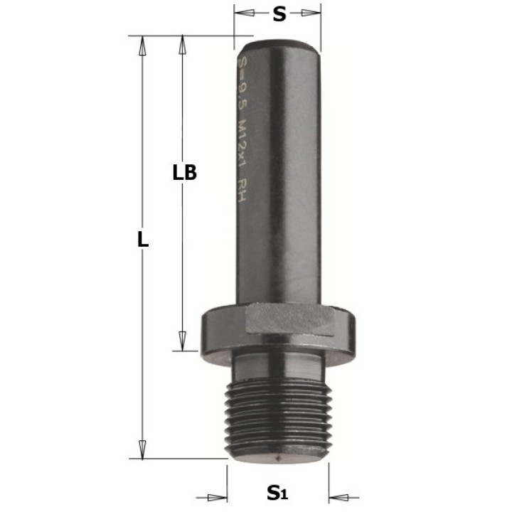 Державка M12x1 S=12 LB=40 CMT 797.120.00