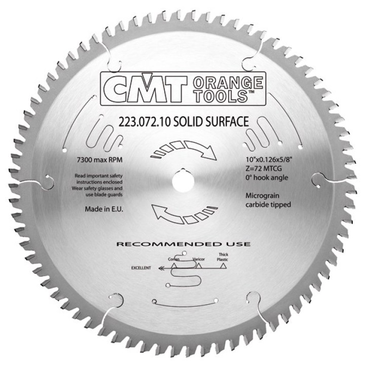 Пильный диск для искусственного камня 160x2.2/1.6x20 Z48 MTCG CMT 223.048.06H