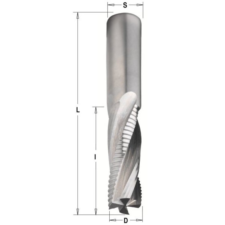 Фреза спиральная монолитная 16x35x90 Z=4 S=16 RH CMT 197.161.11