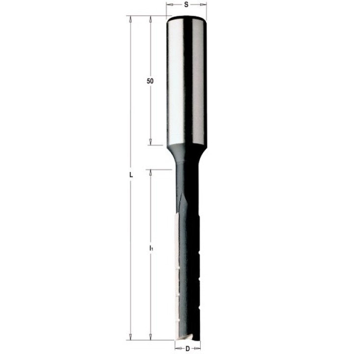 Фреза SP для долбежного станка 8x60x115 Z=2 S=13 LH CMT 172.080.32