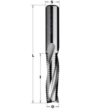 Фреза спиральная монолитная 16x72x120 Z=3R S=16 RH CMT 195.165.11