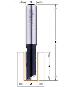 Фреза пазовая со сменным ножом Z1 S=12,7 D=12,7x30 RH CMT 651.727.11