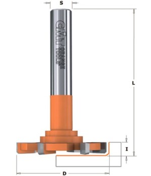 Фреза фуговальная HM Z6 D=52x6,5x83,5 RH S=12 RH CMT 922.034.11