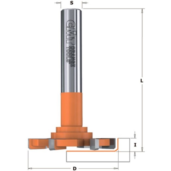 Фреза фуговальная HM Z6 D=52x6,5x83,5 RH S=12 RH CMT 922.034.11