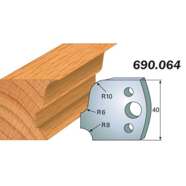 Комплект из 2-х ножей 40x4 SP CMT 690.064