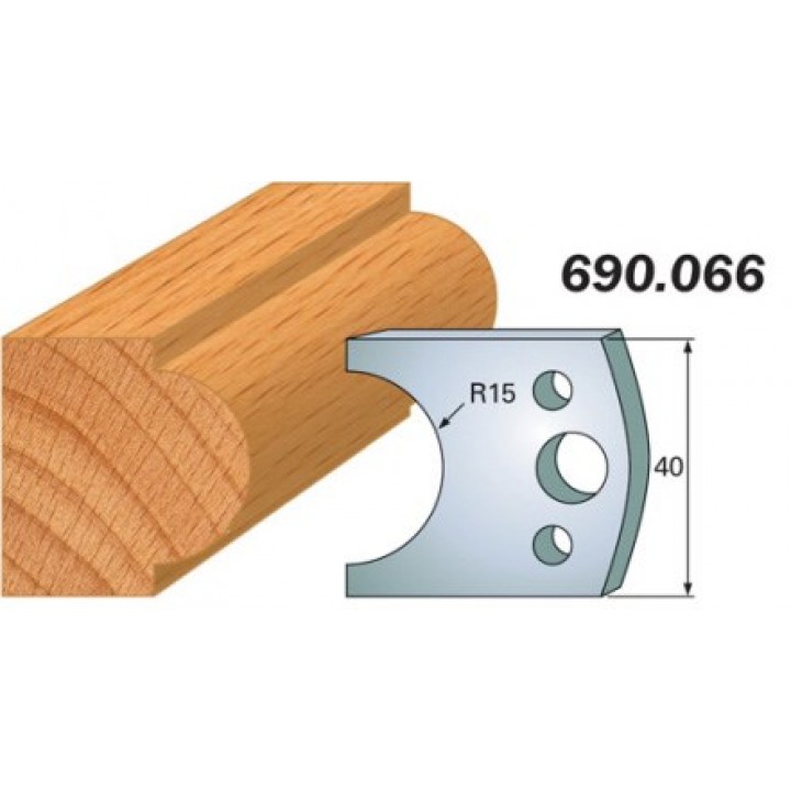Комплект из 2-х ножей 40x4 SP CMT 690.066 - ножи высокого качества для профессионального использования