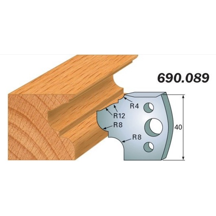 Комплект из 2-х ножей 40x4 SP CMT 690.089 - надежные инструменты для профессионалов