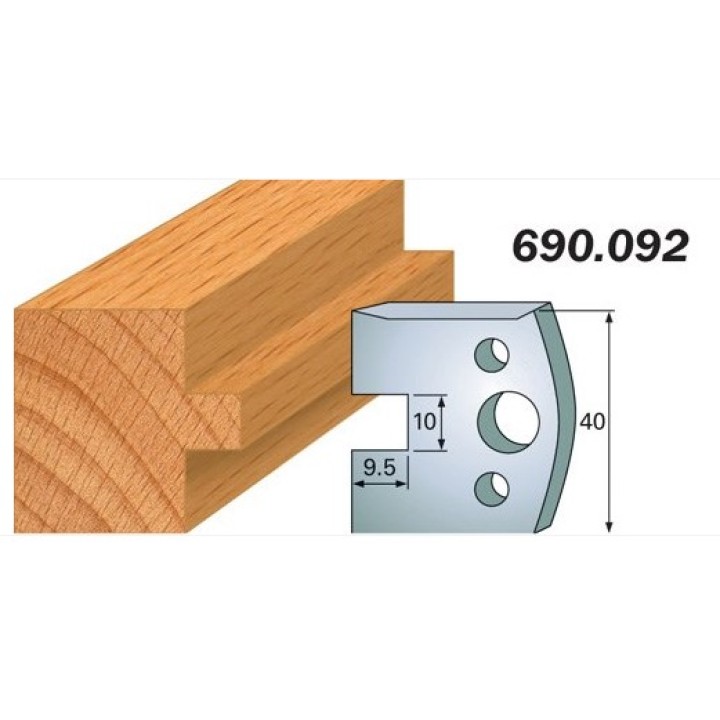 Комплект из 2-х ножей 40x4 SP CMT 690.092