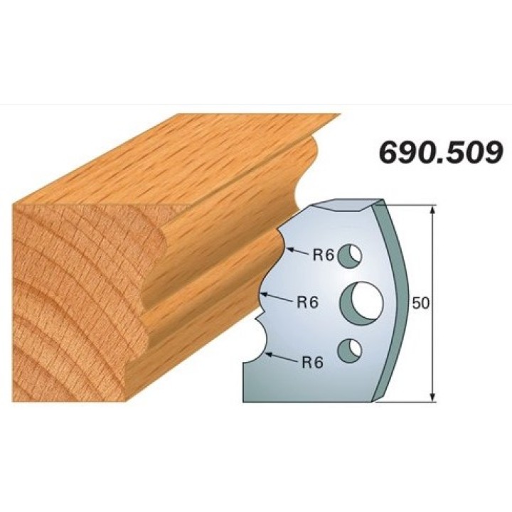 Комплект из 2-х ножей 50x4 SP CMT 690.509