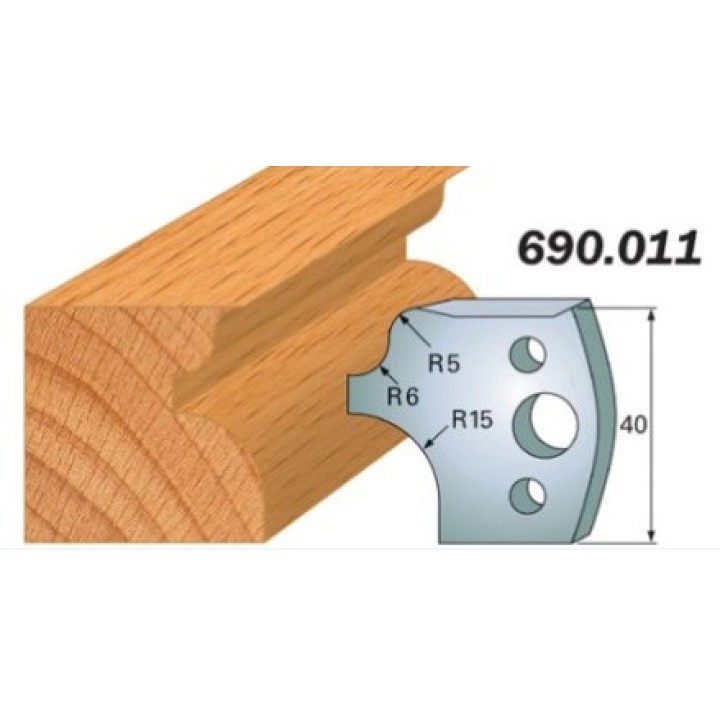 Комплект из 2-х ножей 40x4 SP CMT 690.011 - надежные инструменты для профессионалов