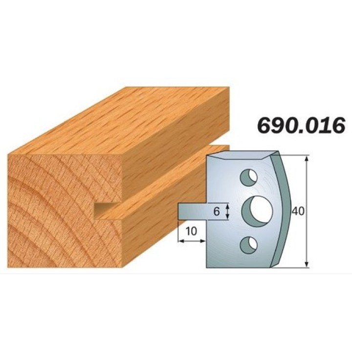 Комплект из 2-х ножей 40x4 SP CMT 690.016