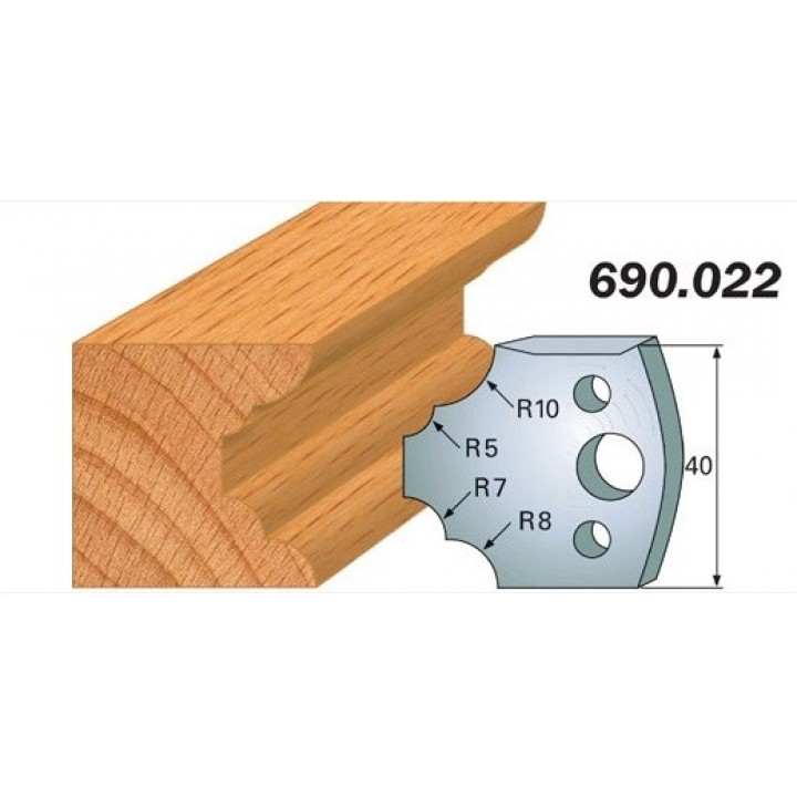Комплект из 2-х ножей 40x4 SP CMT 690.022 - высококачественные режущие инструменты