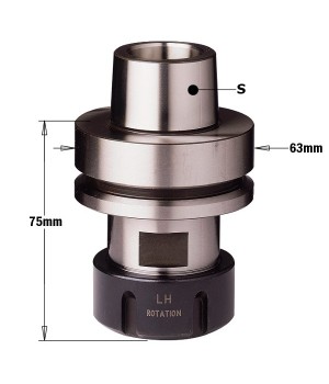 Патрон высокоточный для цанги ER32 S=HSK-F63 RH CMT 183.300.01