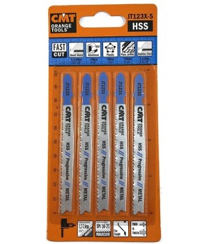 Пилки лобзиковые универсальные, комплект из 5 штук CMT JT123X-5