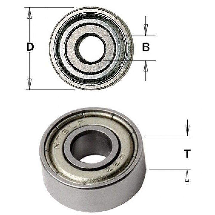 Подшипник D=31,7/12,7x10 CMT 791.015.00