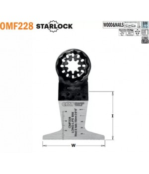 Погружное пильное полотно 65 мм BIM STARLOCK CMT OMF228-X1