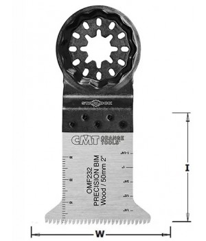 Погружное пильное полотно 45 мм HCS STARLOCK CMT OMF233-X1