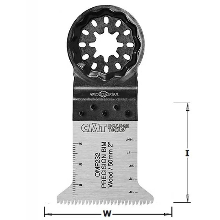 Погружное пильное полотно 45 мм HCS STARLOCK CMT OMF233-X1