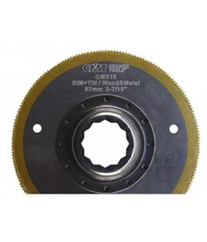 Сегментное пильное полотно "extra-long" 87 мм, соединение: FESTOOL, для древесины и металла CMT OMS18-X1