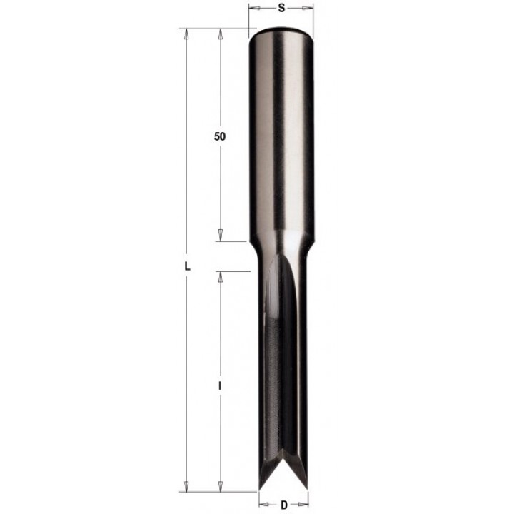 Сверло долбежное 12x55x110 Z=2 S=16 RH-LH CMT 103.120.30