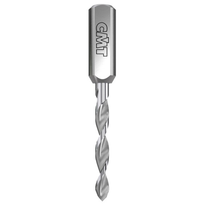 Сверло сквозное монолитное 8x40x70 Z=2 S=10x25 LH CMT 314.080.22