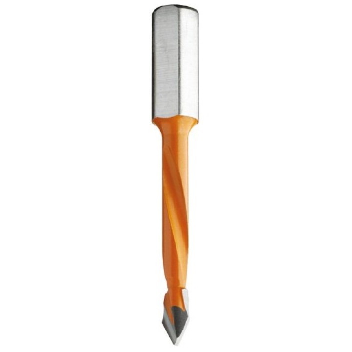 Сверло сквозное 8x43x70 Z=2 S=8x20 RH CMT 368.080.11