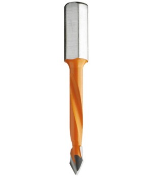 Сверло сквозное 5x43x70 Z=2 S=8x20 LH CMT 368.050.12