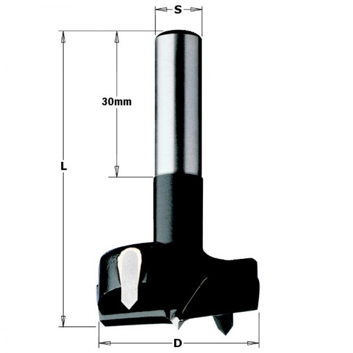 Сверло чашечное HW 26x60 Z=2+2 S=8 RH CMT 392.260.11