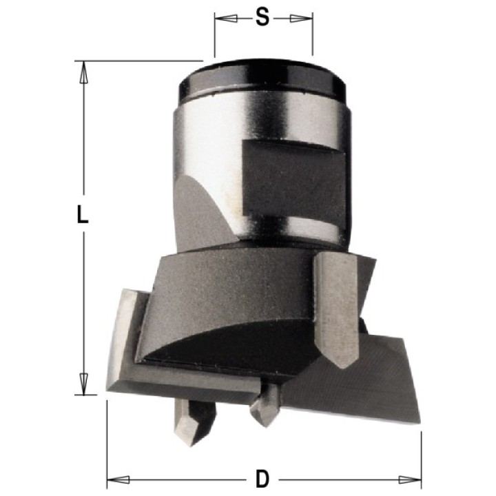 Сверло чашечное HM 38x30 Z=2+2 S=M12X1 RH CMT 501.380.11