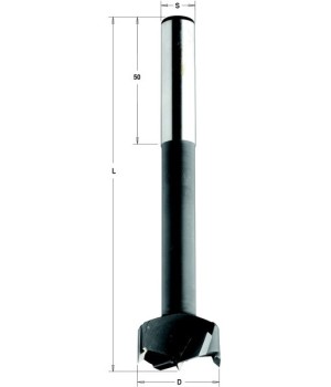 Сверло чашечное HM 35x130 Z=2+2 S=16 RH CMT 514.350.11