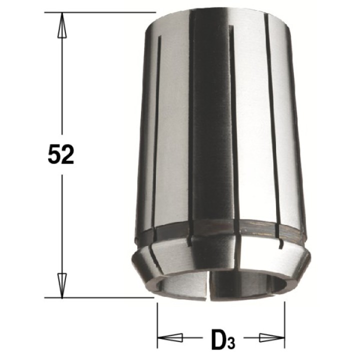 Цанга высокоточная DIN-6388 35x52 D=20 CMT 185.200.00