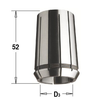 Цанга высокоточная DIN-6388 MM35X52 D=4 CMT 185.040.00