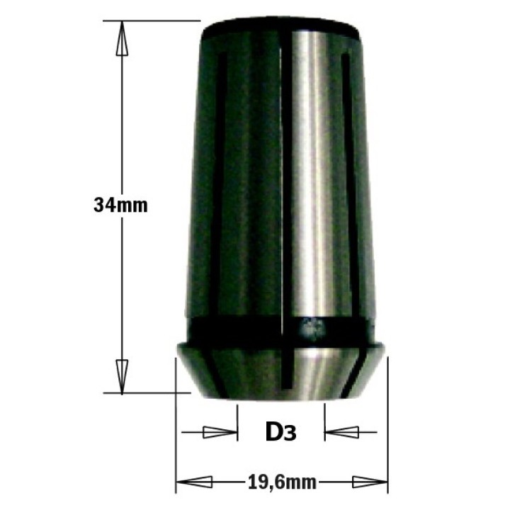 Цанга D=6 L=34 CMT 796.860.00