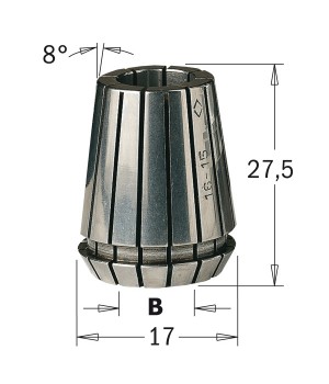 Цанга высокоточная ER16 D=2 CMT 184.020.16