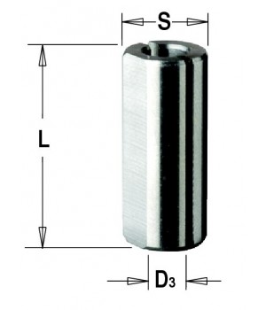 Втулка для сверла спирального в патрон D=2 S=10x23 CMT 365.020.00